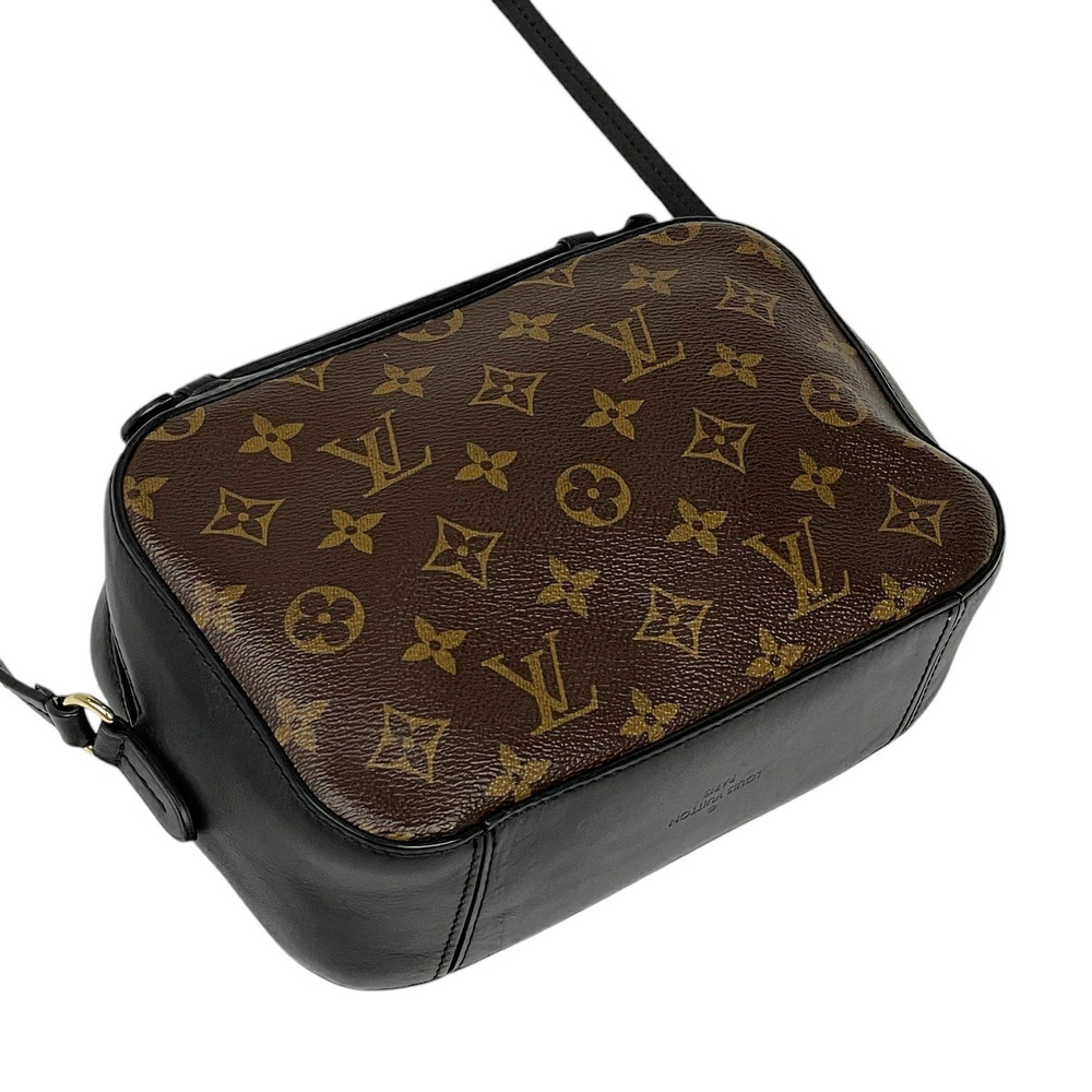 Louis Vuitton Crossbody Saintonge Noir Shoulder Tassel Black Brown Bag Fringe